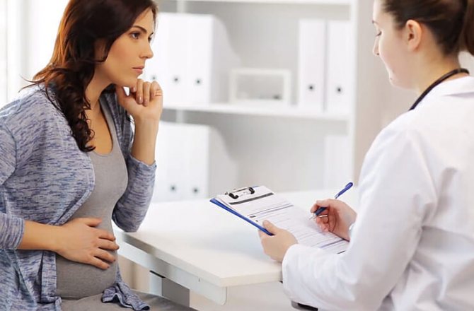 Розовые выделения